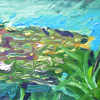 Hettig Gerry Lake Lilies Oxford Painting#1